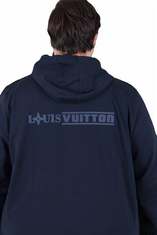 Erkek  Büyük Beden Eşofman Takım LVttn TK25601 LACIVERT