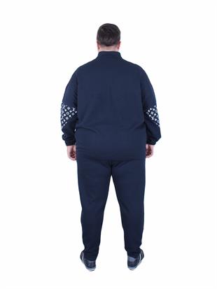Büyük Beden Erkek Eşofman Takım LV.TK25603 LACIVERT