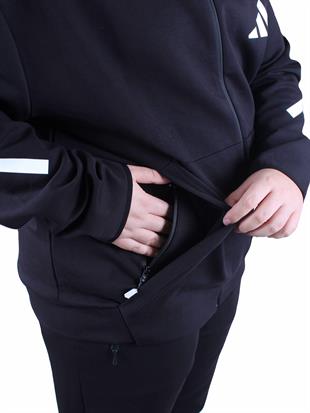 Erkek Büyük Beden Double Face Eşofman Takım ADDS TK25610 SIYAH