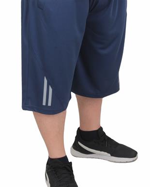 Erkek Büyük Beden Kapri-Tişört Takım NK TK720 Marin