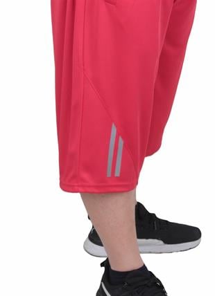 Erkek Büyük Beden Kapri-Tişört Takım NK TK720 KIRMIZI