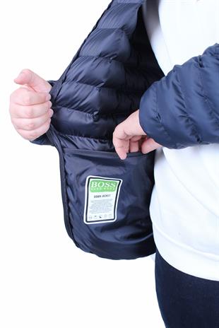 Erkek Büyük Beden Kapuşonlu Mont Bss 2501 LACIVERT