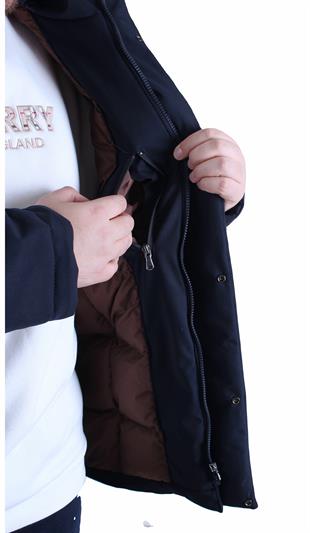 Erkek Büyük Beden Kapuşonlu Mont Lcst. 2503 LACIVERT