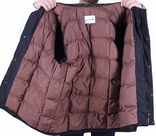 Erkek Büyük Beden Kapuşonlu Mont Lcst. 2503 SIYAH