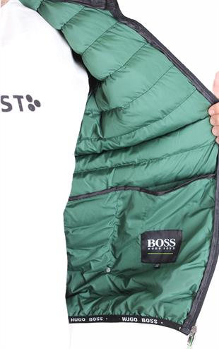 Erkek Büyük Beden Kapuşonlu Mont Bss 24825 SIYAH