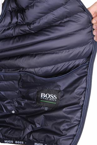 Erkek Büyük Beden Kapuşonlu Mont Bss 24825 LACIVERT