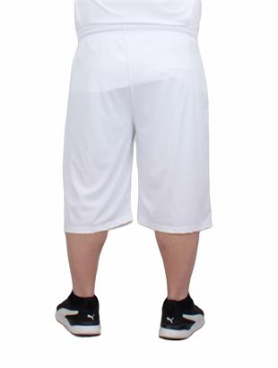 Erkek Büyük Beden Likralı Şort PM 24640 BEYAZ