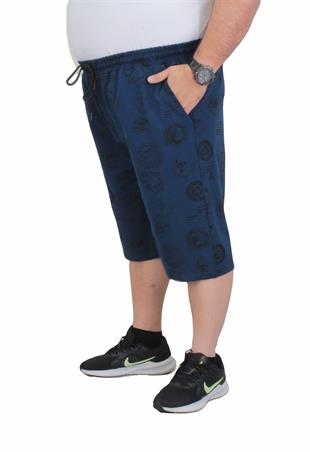 Erkek Büyük Beden PHL. PLN.Şort 24643 Marin