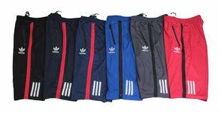 Erkek Büyük Beden Likralı Şort Damla Desen 24636 SAKS