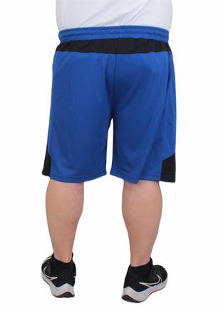 Erkek Büyük Beden Likralı Şort Damla Desen Dri Fit Nk 24639 SAKS