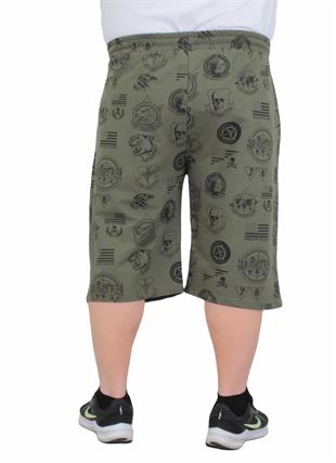 Erkek Büyük Beden PHL. PLN.Şort 24643 HAKI