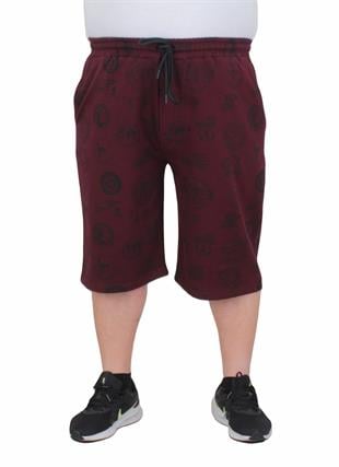 Erkek Büyük Beden PHL. PLN.Şort 24643 MURDUM