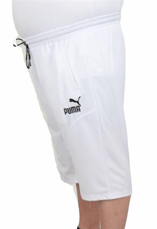 Erkek Büyük Beden Likralı Şort PM 24640 BEYAZ