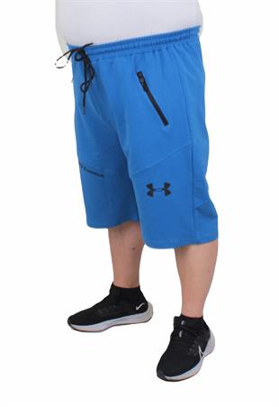 Büyük Beden Erkek Penye Şort UAR 24627 SAKS