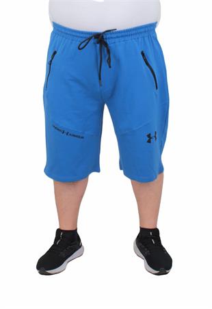 Büyük Beden Erkek Penye Şort UAR 24627 SAKS