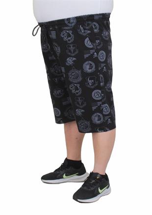 Erkek Büyük Beden PHL. PLN.Şort 24643 SIYAH