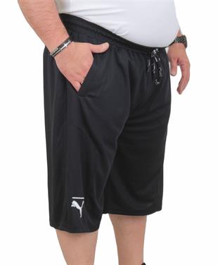 Erkek Büyük Beden Likralı Şort PM 24640 SIYAH