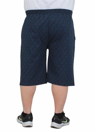 Erkek Büyük Beden FND Şort 24642 Marin