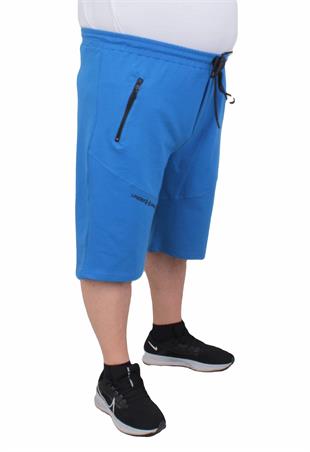 Büyük Beden Erkek Penye Şort UAR 24627 SAKS