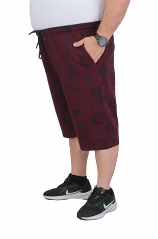 Erkek Büyük Beden PHL. PLN.Şort 24643 MURDUM