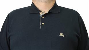 Erkek Büyük Beden Polo Yaka Sweat Brb 24400 LACIVERT