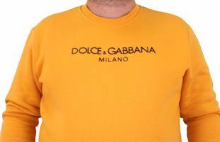 Erkek Büyük Beden Sıfır Yaka Sweat DG 23207 HARDAL