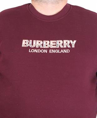 Erkek Büyük Beden Sıfır Yaka 3ip Sweat BRB 24201 MURDUM