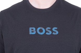 Erkek Büyük Beden Sıfır Yaka Tişört BSS 26108 SIYAH