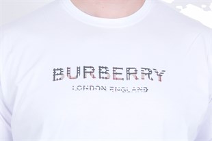 Erkek Büyük Beden Sıfır Yaka Tişört BRBR 26117 BEYAZ