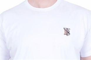 Erkek Büyük Beden Sıfır Yaka Tişört BRBR 26105 BEYAZ