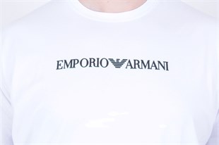 Erkek Büyük Beden Sıfır Yaka Tişört EA 26119 BEYAZ