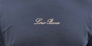 Erkek Büyük Beden Sıfır Yaka Tişört LPIA 26107 LACIVERT