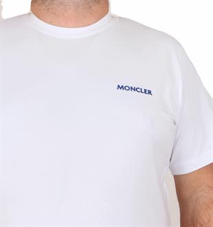 Erkek Büyük Beden Sıfır Yaka Tişört Mnclr 25101 BEYAZ