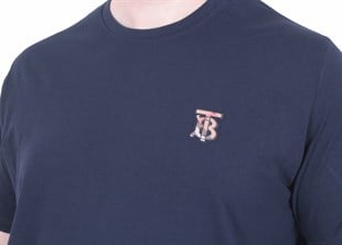 Erkek Büyük Beden Sıfır Yaka Tişört BRBR 26105 LACIVERT