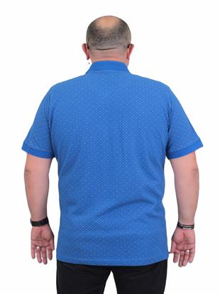 Erkek Büyük Beden Polo Yaka Tişört EA 24461 SAKS