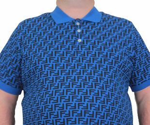 Erkek Büyük Beden Polo Yaka Tişört FND 24458 SAKS