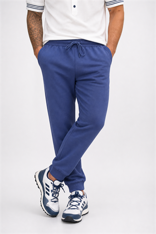 Starbattal Büyük Beden Basic Eşofman Altı Full Lycra 11516 INDIGO