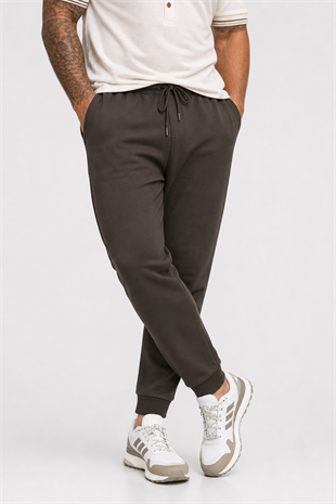 Starbattal Büyük Beden Basic Eşofman Altı Full Lycra 11516 HAKI