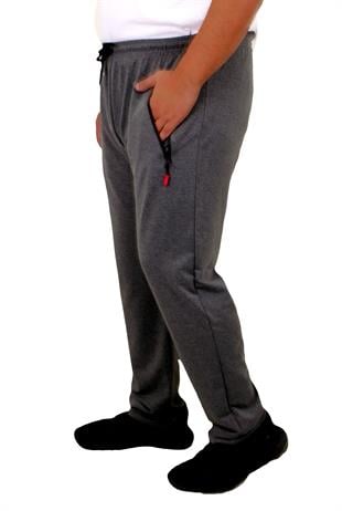 Starbattal Büyük Beden Classic Eşofman Altı Fermuarlı Cep 22500 ANTRASIT