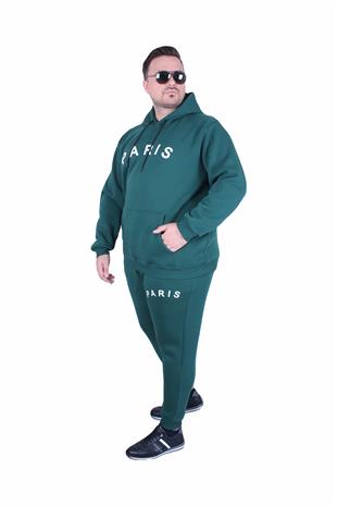 Starbattal Erkek Büyük Beden 3 İplik Eşofman Takım Paris TK25609 NEFTI