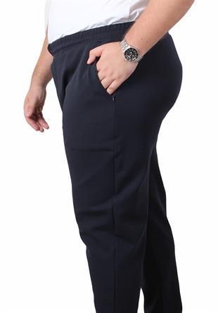 Starbattal Erkek Büyük Beden Çift Cep Kapaklı Eşofman Takım TK25605 LACIVERT