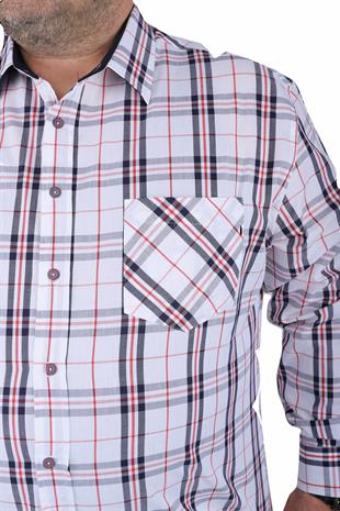 Starbattal Büyük Beden Erkek Cepli Gömlek Milagro 23370 LACIVERT