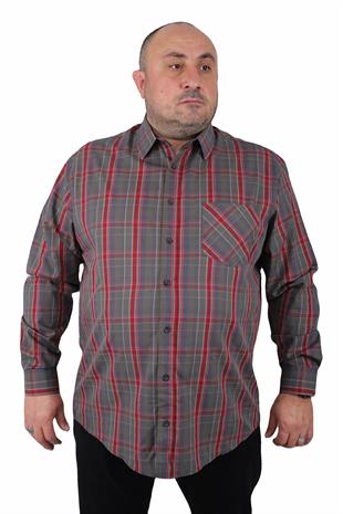 Starbattal Büyük Beden Erkek Cepli Gömlek Estacional 23372 HAKI