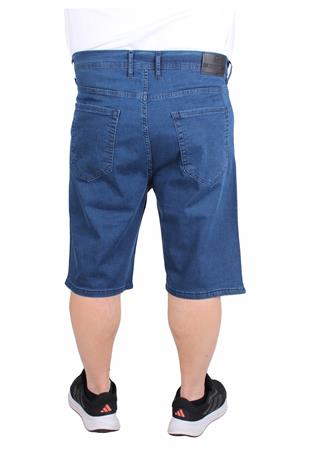 Starbattal Büyük Beden Kot Kapri Power Lycra Comero 11913 MAVI