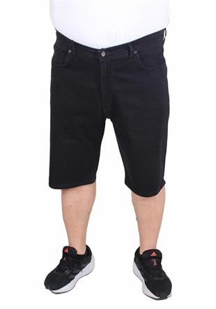 Starbattal Büyük Beden Kot Kapri Power Lycra Comero 11913 SIYAH