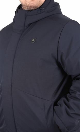 Starbattal Erkek Büyük Beden Kapüşonlu Mont Lujo 2504 LACIVERT
