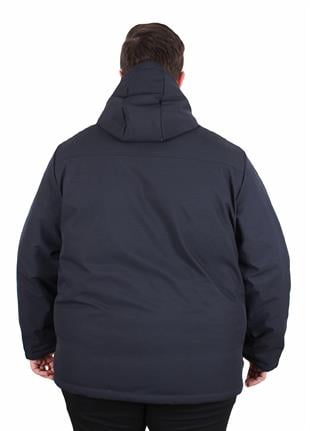 Starbattal Erkek Büyük Beden Kapüşonlu Mont Lujo 2504 LACIVERT