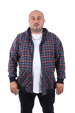 Starbattal Büyük Beden Sweat Kanguru Cep Square 22208-1508