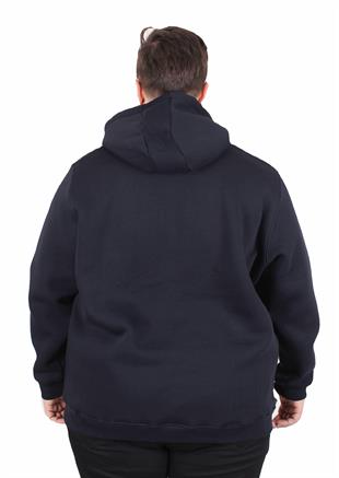 Starbattal Büyük Beden Erkek Basic Sweat Kapüşonlu 11700-73
