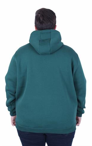 Starbattal Büyük Beden 3ip Kapüşonlu Sweat Lets Go 25720 NEFTI